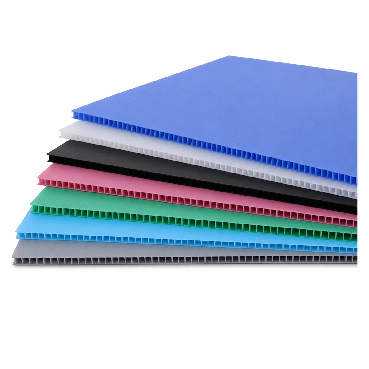 Thumbnail of corrugated plastic sheet color samples