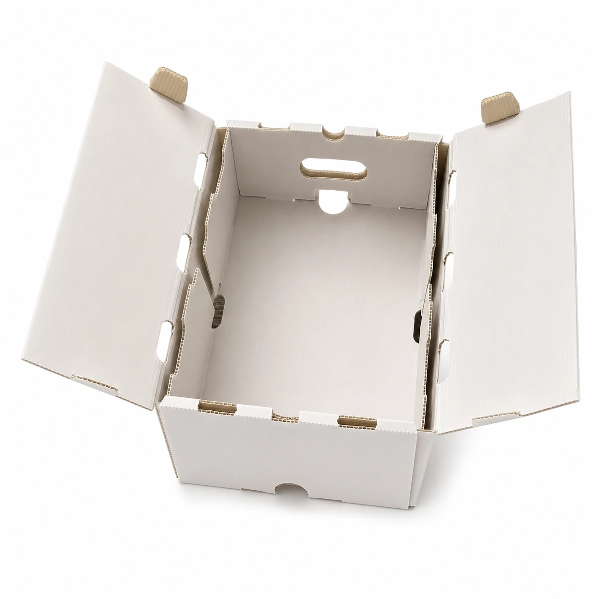 Open waterproof box showing the interior
