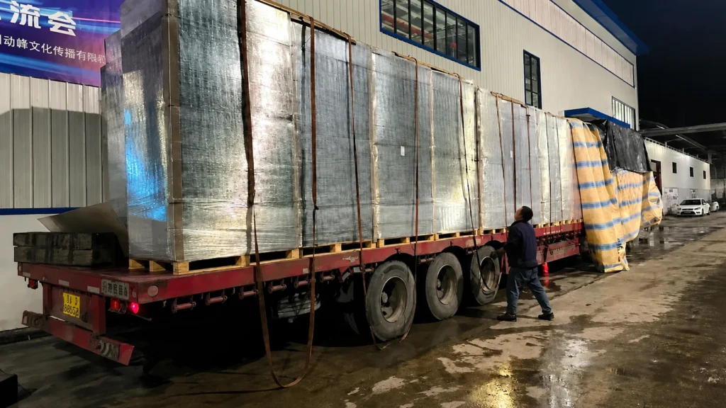 About Us finished packaging products prepared for shipment